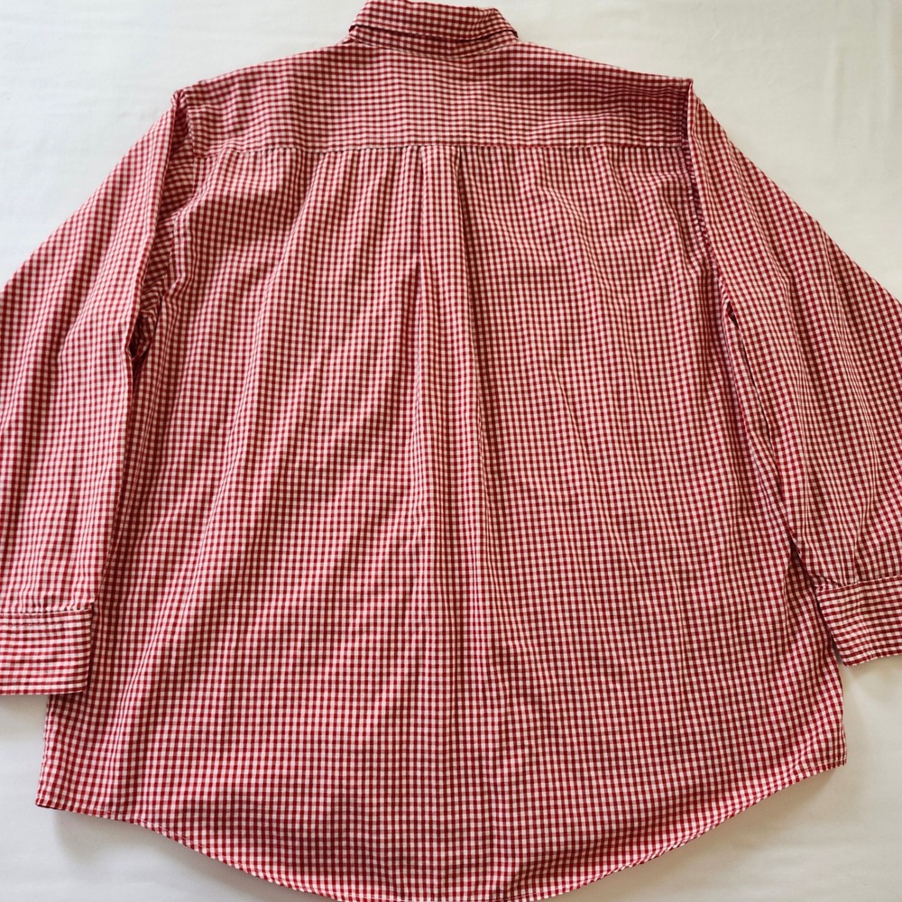 Orvis Vintage Button Down Long Sleeve Gingham Checkered plaid Shirts Men's XL - Picture 11 of 11